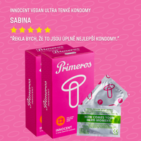 AKCE 1+1 ZDARMA Primeros Innocent Ultra Tenké Kondomy 2x12